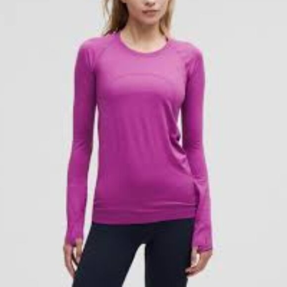 lululemon athletica Tops - lululemon athletica run swiftly tech long sleeve size 6